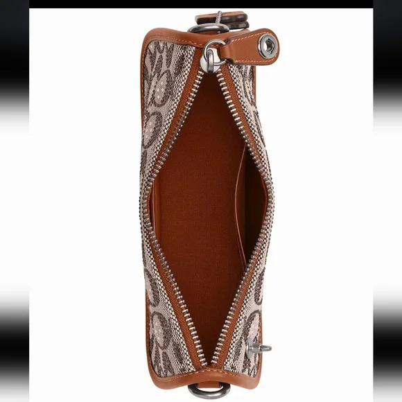 Coach Originals Swinger Crystal Signature Jacquard Chain Shoulder Bag 20 - Picture 13 of 13